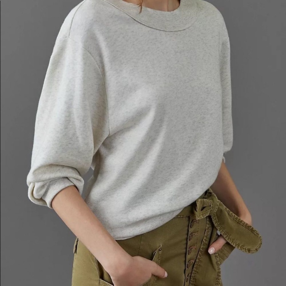 🤍 Pilcro Ryanne crossback sweatshirt - Picture 2 of 9